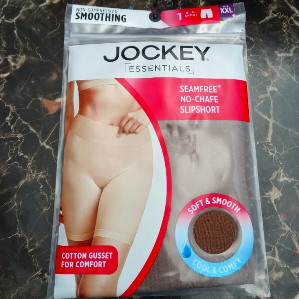 Jockey® Essentials Seamfree® No Chafe Slipshort
